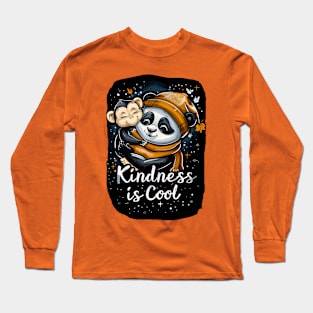 Kindness is Cool-Panda and Monkey 3 Long Sleeve T-Shirt